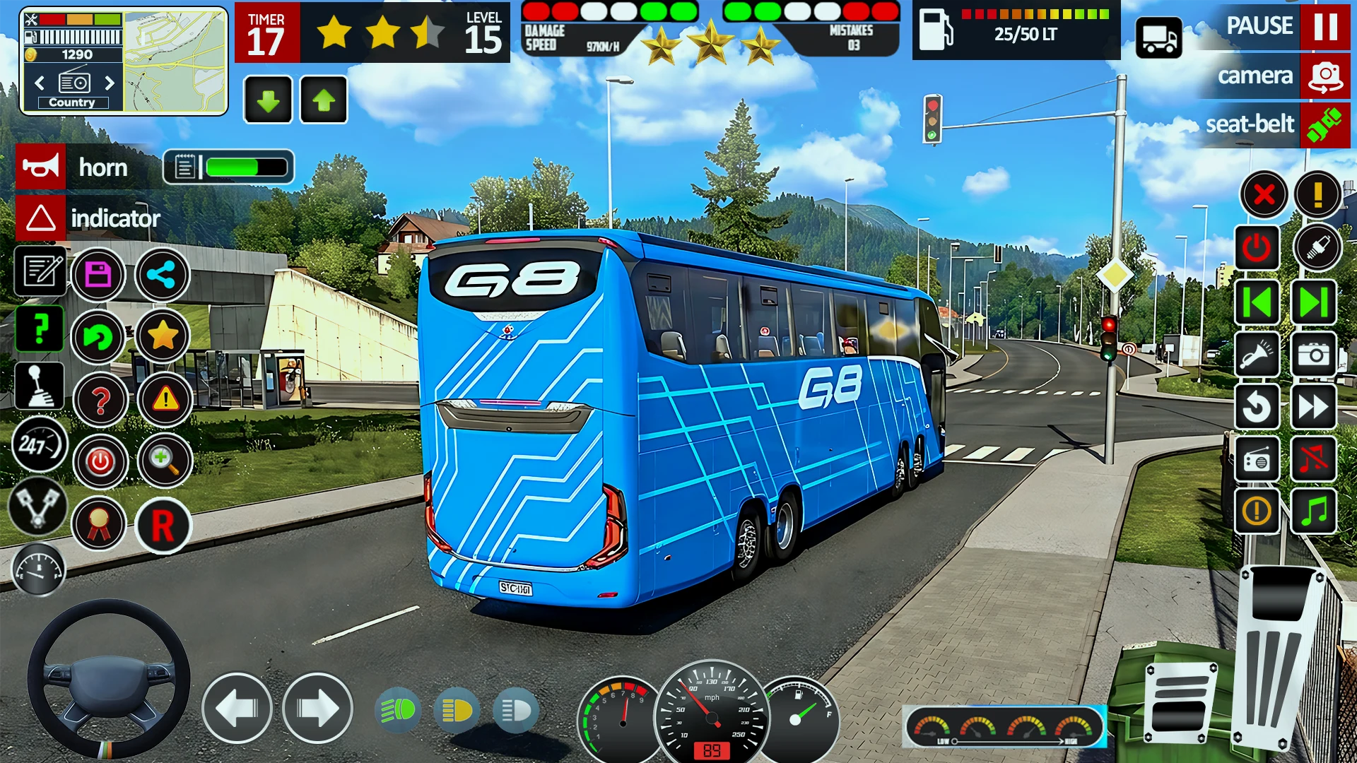 Coach Bus Game 3D Bus Driver screenshot
