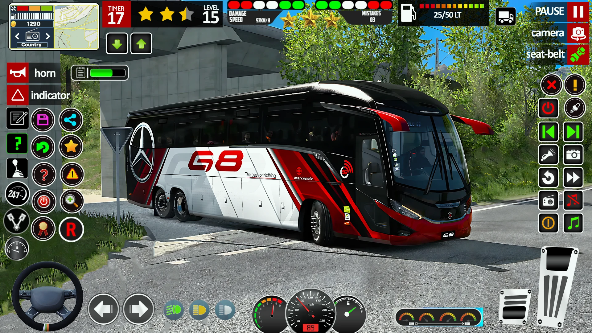 Coach Bus Game 3D Bus Driver screenshot