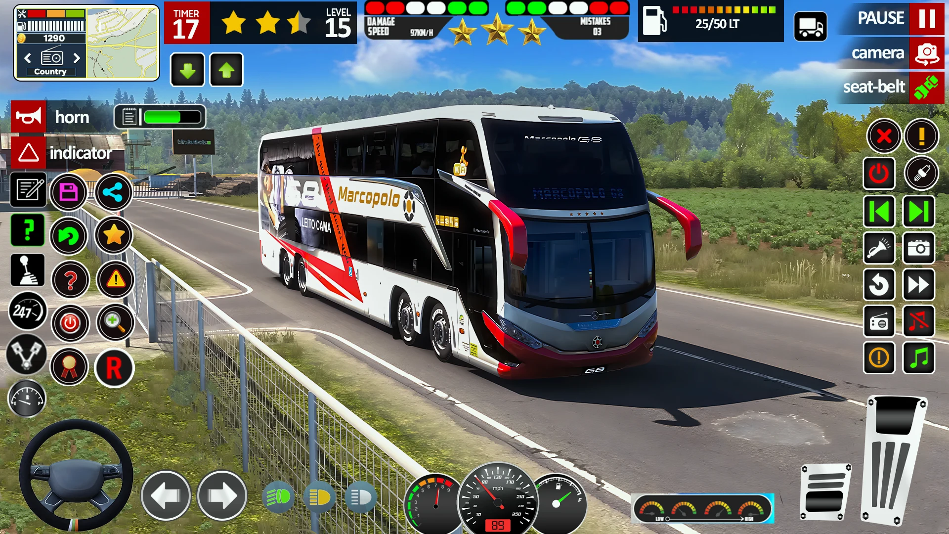 Coach Bus Game 3D Bus Driver screenshot
